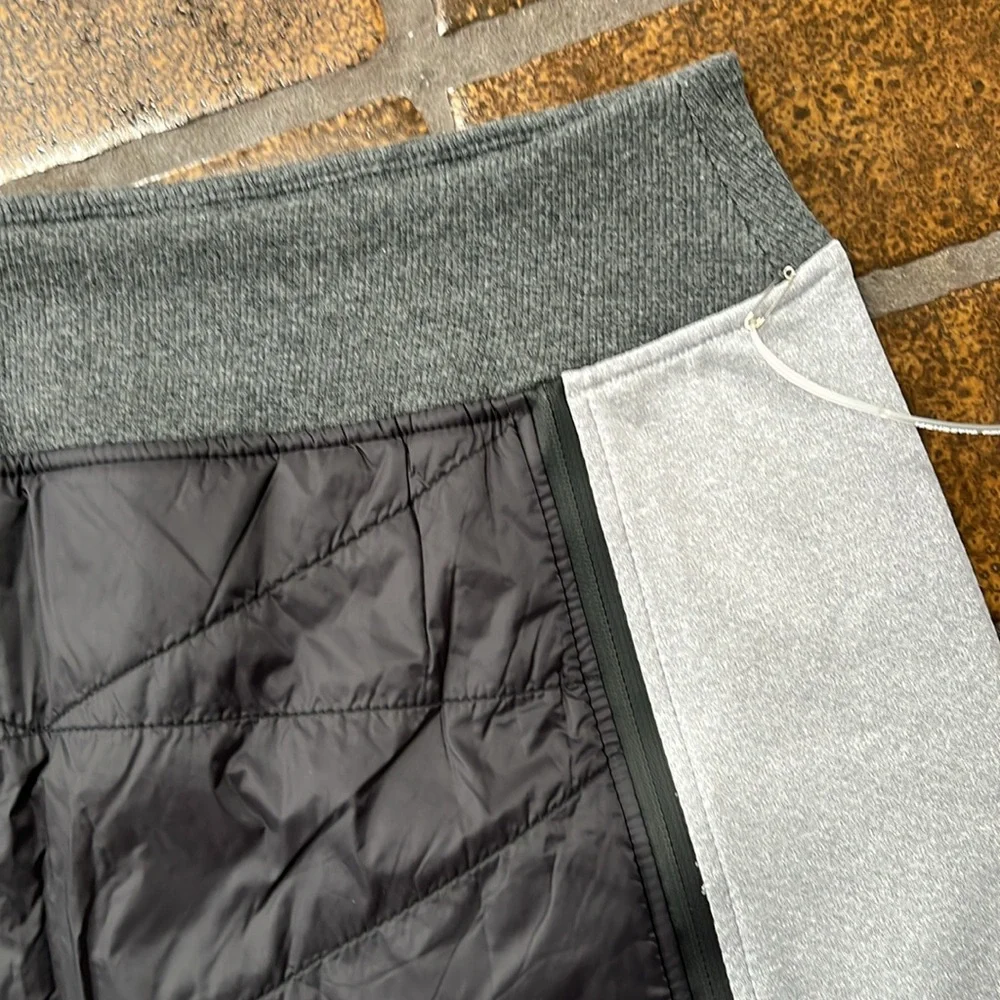 NWT MPG Sport Tira Black & Gray Quilted Active Skirt - Picture 6 of 16